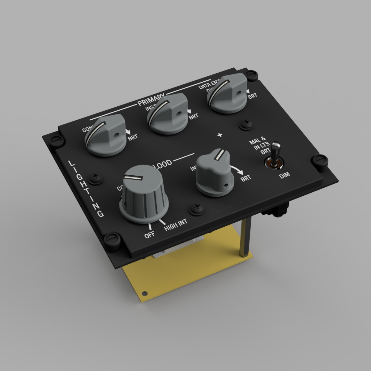 F-16 Interior Lighting Panel