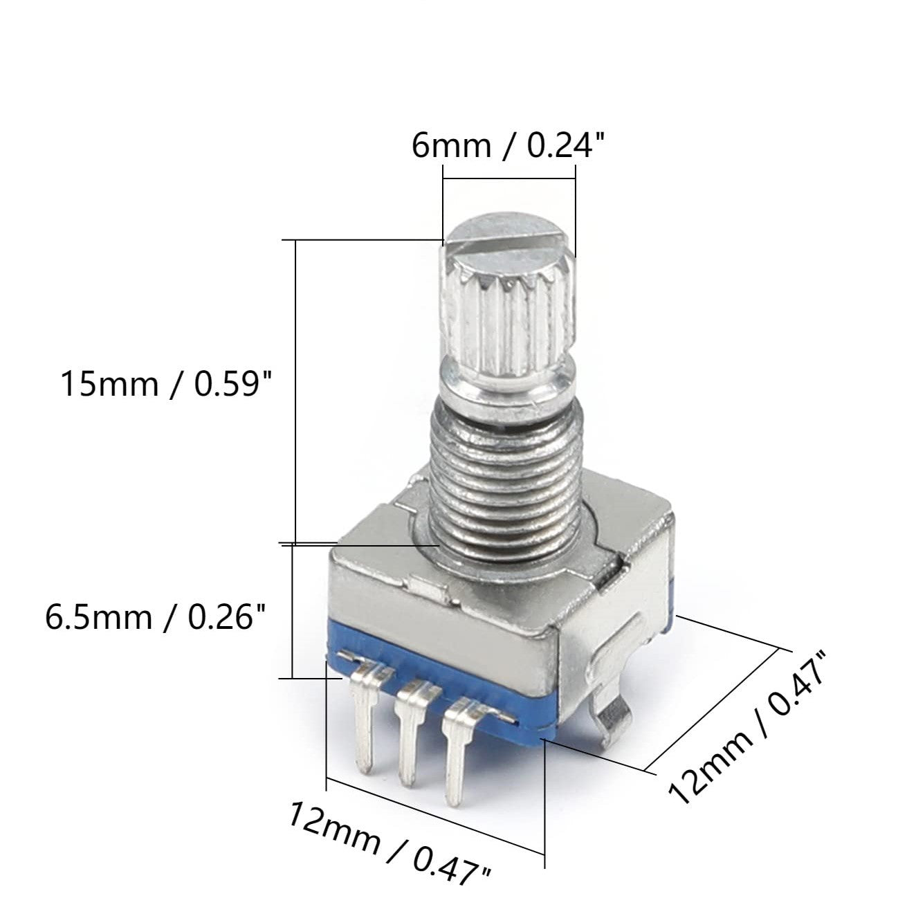Rotary Encoder with Push-Button Shaft